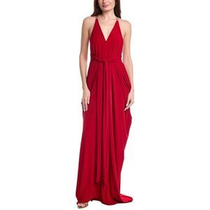 Issue New York Womens  Solid Maxi Dress
